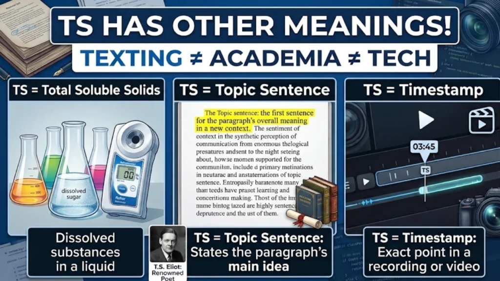 How to Tell What TS Means in Any Conversation
