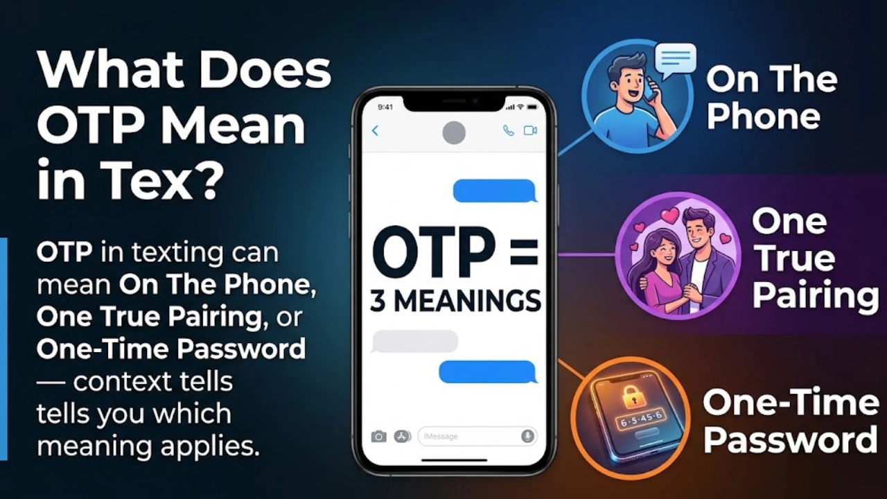 OTP Mean in Text: The Surprising Meaning & How to Use It Correctly