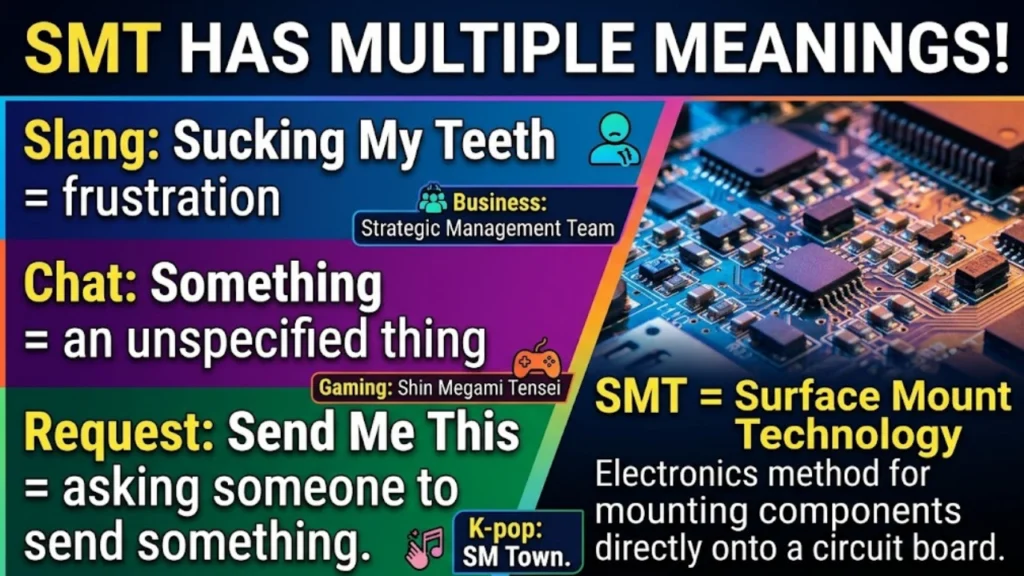 What Does "SMT" Mean in Slang? (Other Common Meanings)