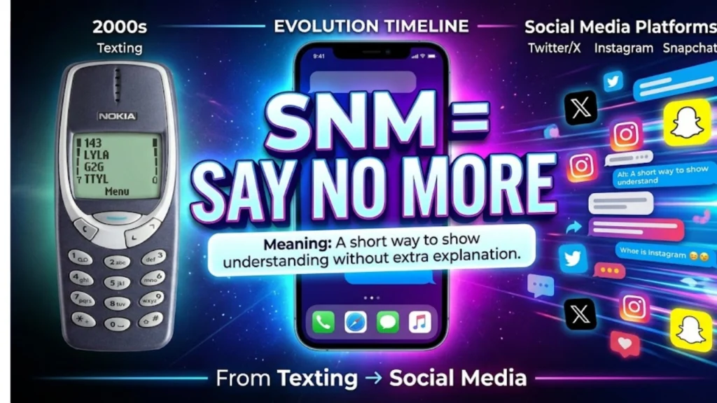 What Does SNM Mean in Text?