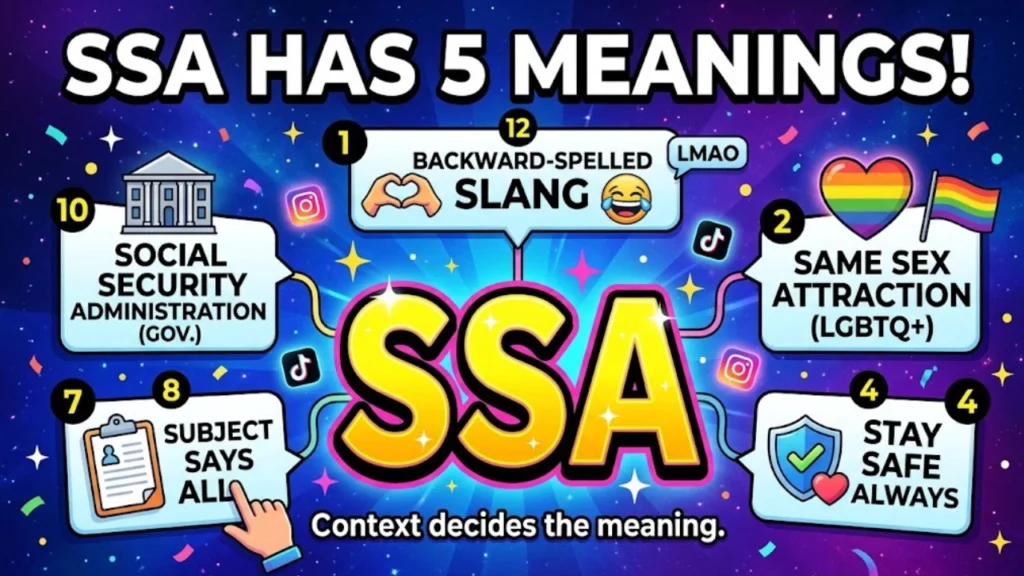 What Does SSA Mean in Text?
