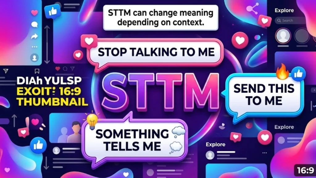 What Does STTM Mean in Text? (The Quick Answer)