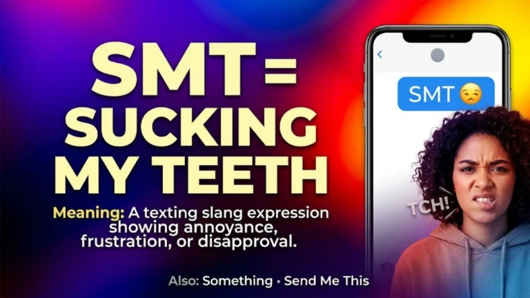 What Does SMT Mean in Texting? Meaning, Uses & Examples