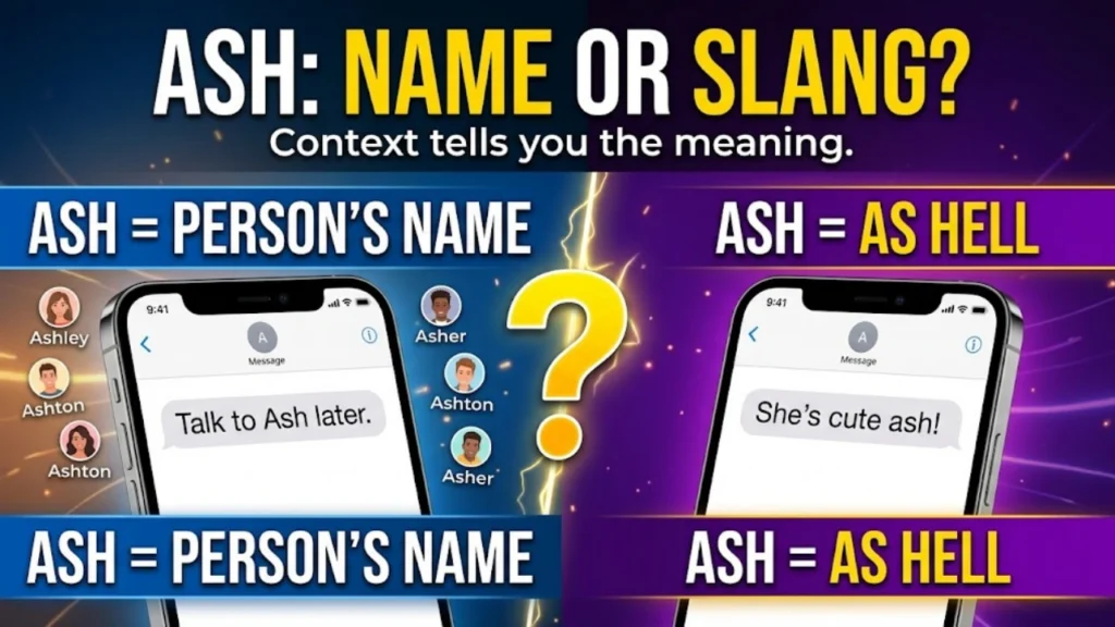 ASH Beyond Texting: Literal, Medical & Technical Meanings