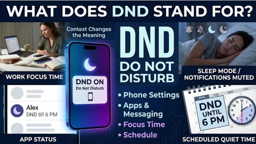 Different Ways DND Is Used in Texting