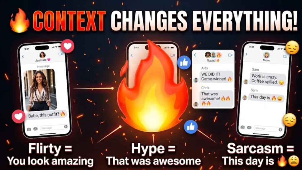 Hidden & Alternate Meanings of 🔥 in Text (Context Matters)