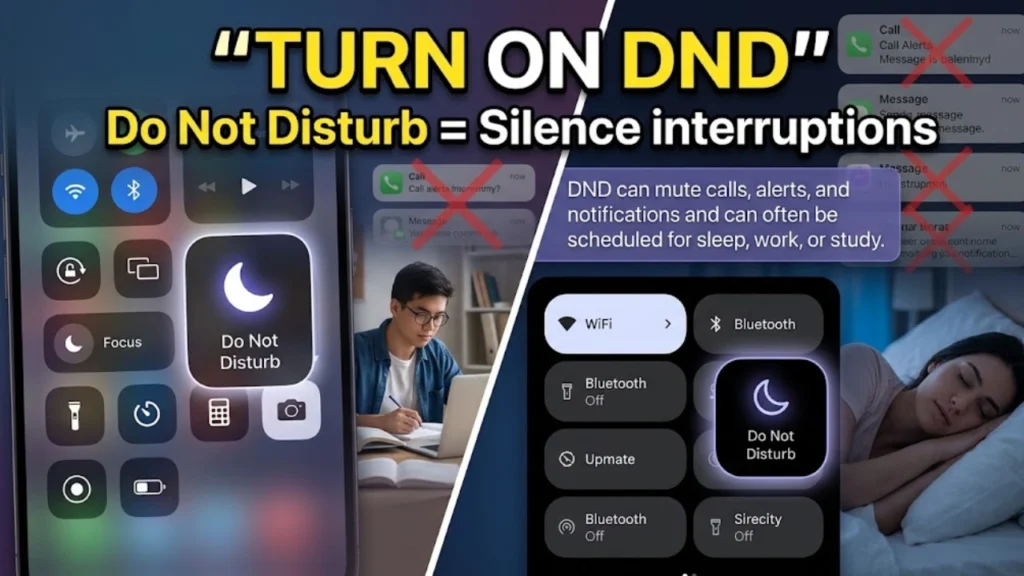 How People Use DND in Texting and on Social Media