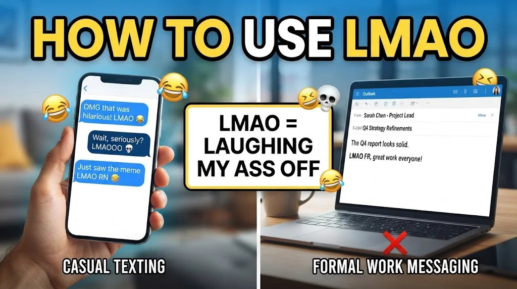 How to Use LMAO in Texts and Chat