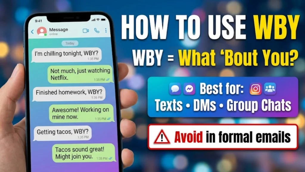 How to Use WBY in a Sentence