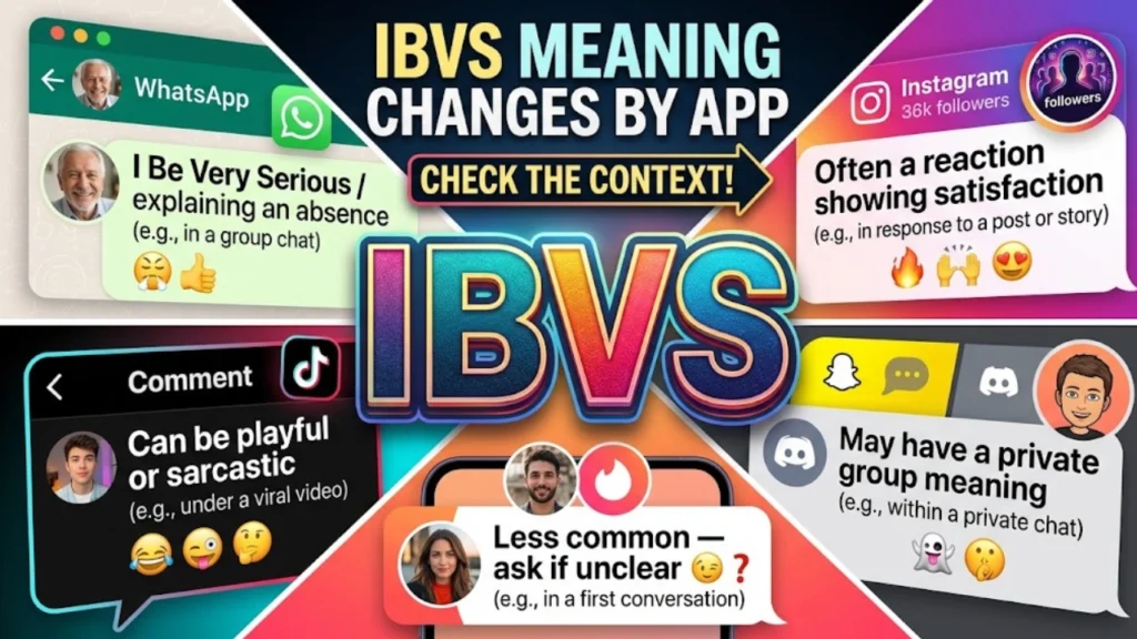 IBVS Meaning in Chat, WhatsApp, Instagram, TikTok, and Dating Apps