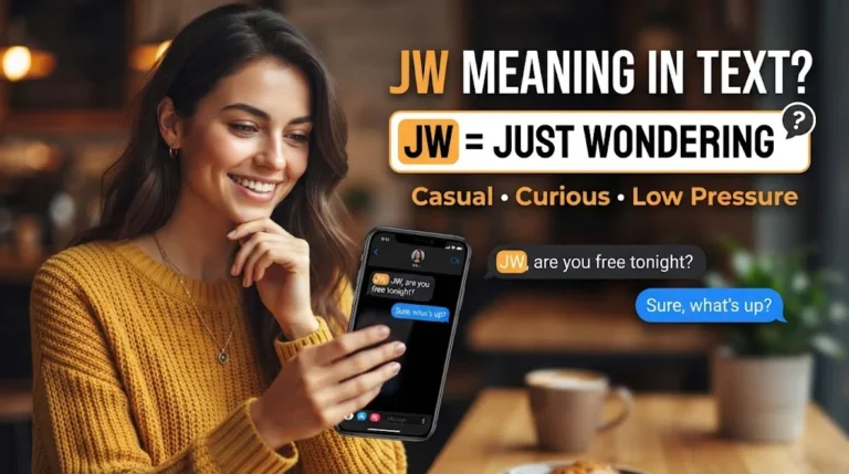 JW Meaning in Text The Surprising Truth Behind JW in Chat & Texting