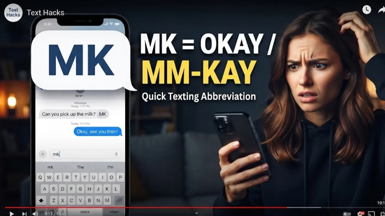 MK Meaning in Text: The Surprising Truth Behind "MK" in Chat & Texting