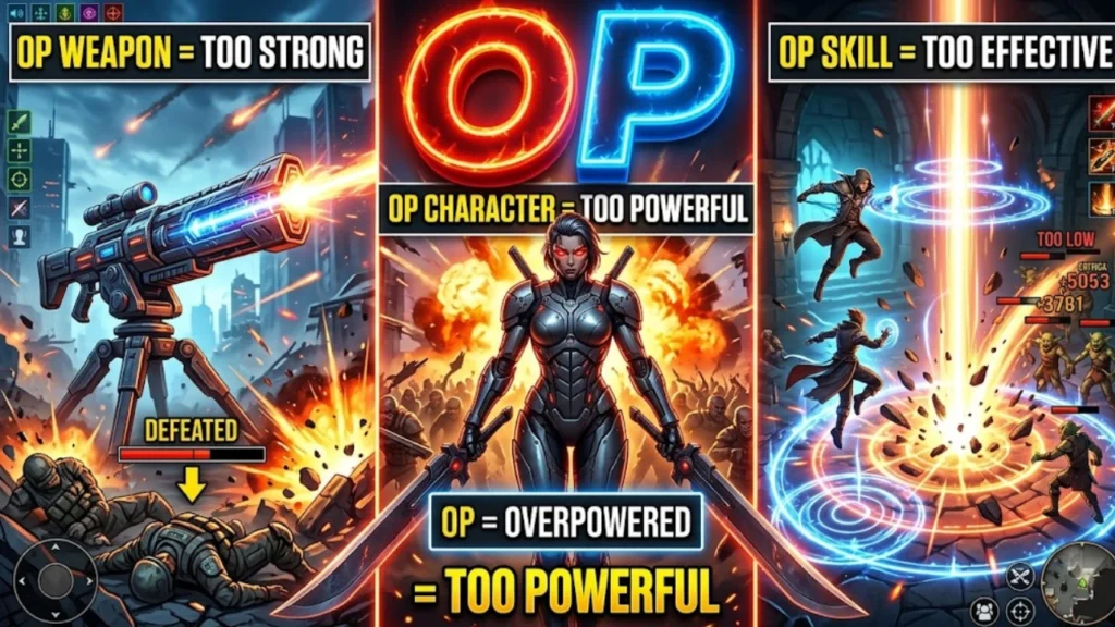 OP Meaning Beyond Overpowered: Other Definitions in Chat