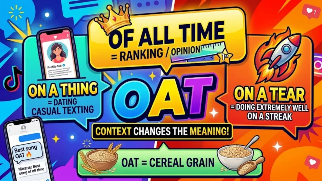 Other Meanings of OAT in Slang