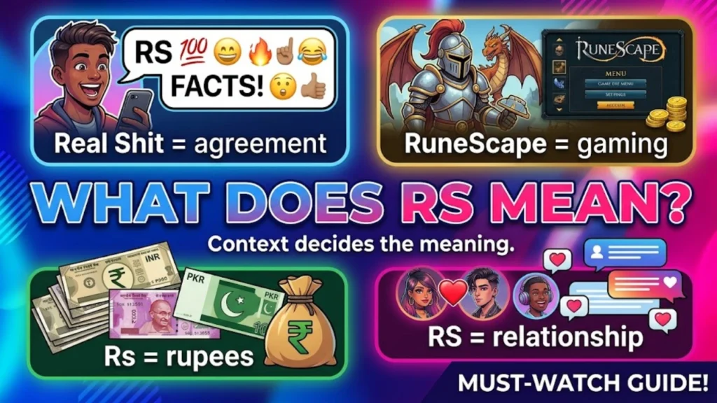 RS Meaning in Real Chat Examples (Texting, IG, TikTok, Snapchat)