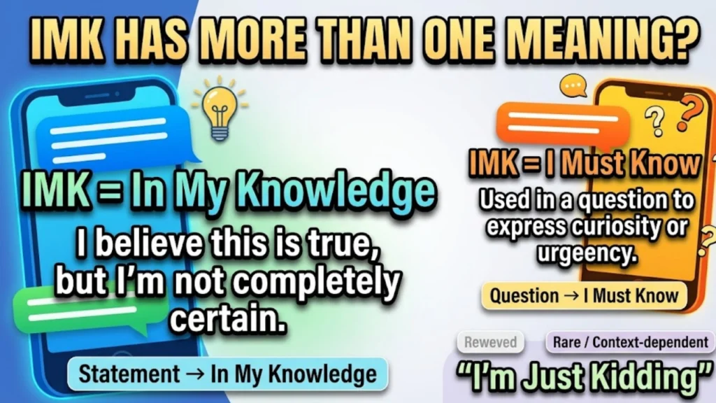 Real IMK Examples in Texts and Social Media
