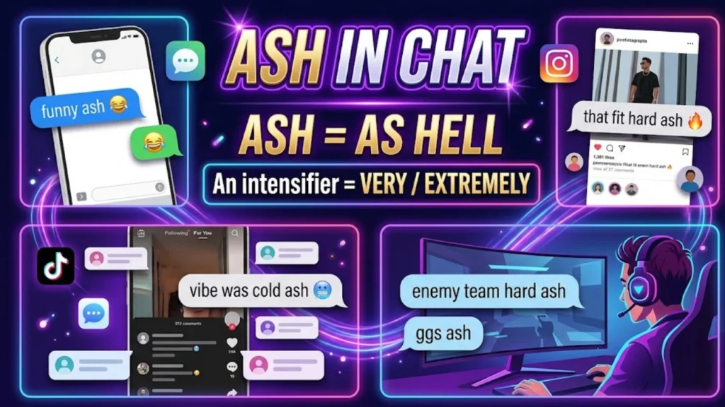 What Does ASH Mean in Chat, Texting & Social Media?