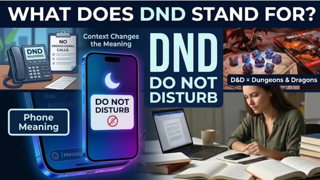 What Does DND Mean in Texting? (Quick Definition)