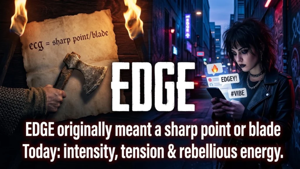 What Does Edge Mean? Dictionary vs Slang Definition