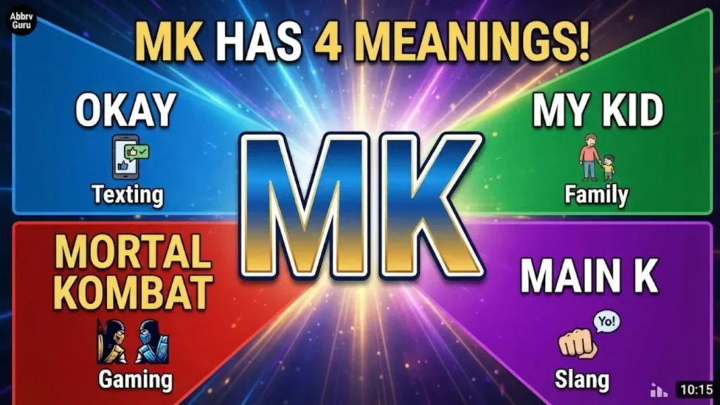What Does MK Mean in Text?