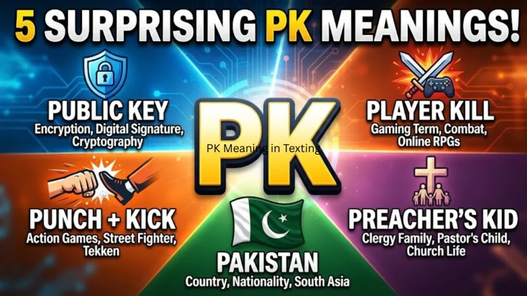 What Does PK Mean in Texting?