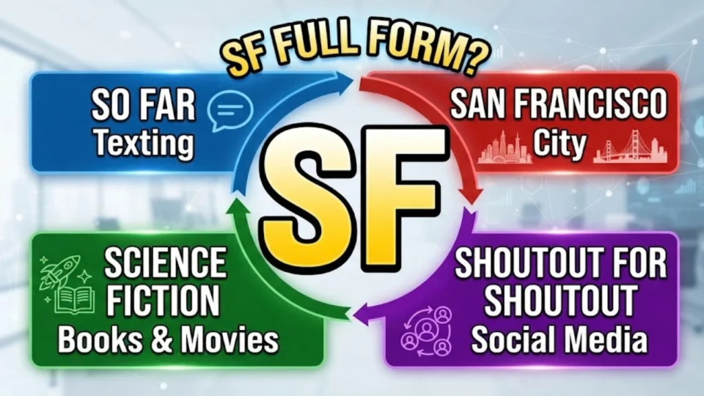What Does "SF" Mean in Text?