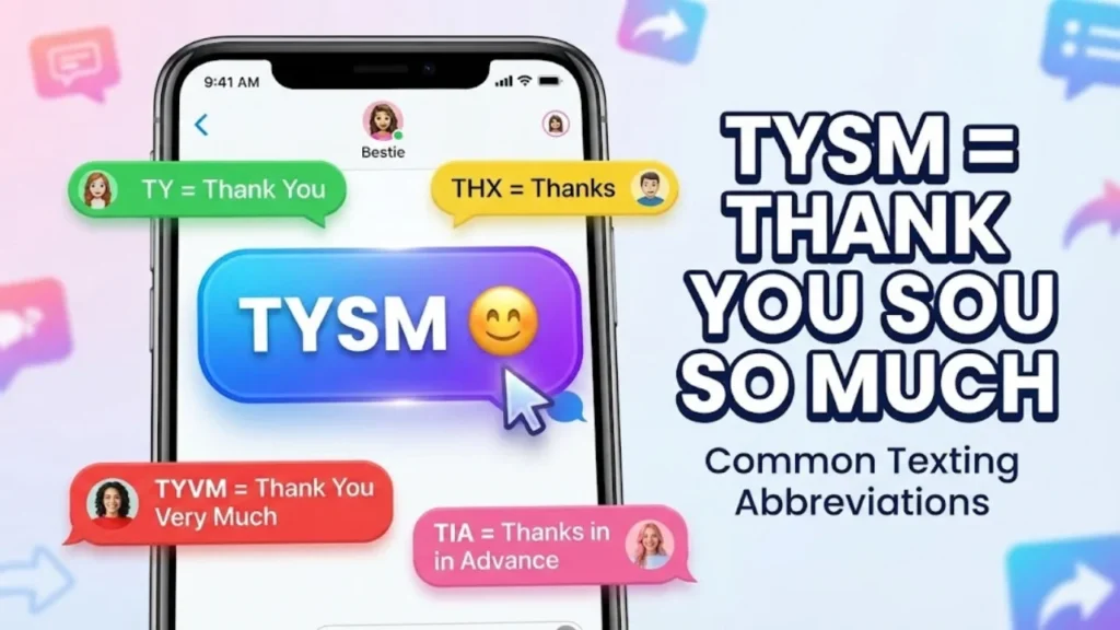What Does TYSM Mean in Text?