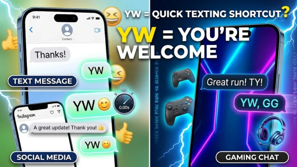 YW in Texting and Social Media (With Examples)