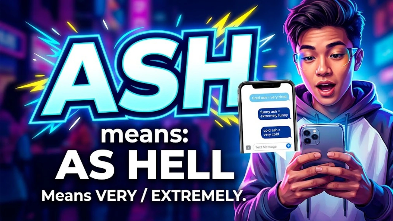 What Does ASH Mean in Text? The Exact Meaning, Slang & Real Examples