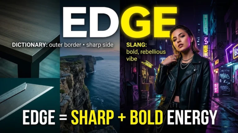 Edge Meaning Slang: The Shocking Truth Behind This Popular Term