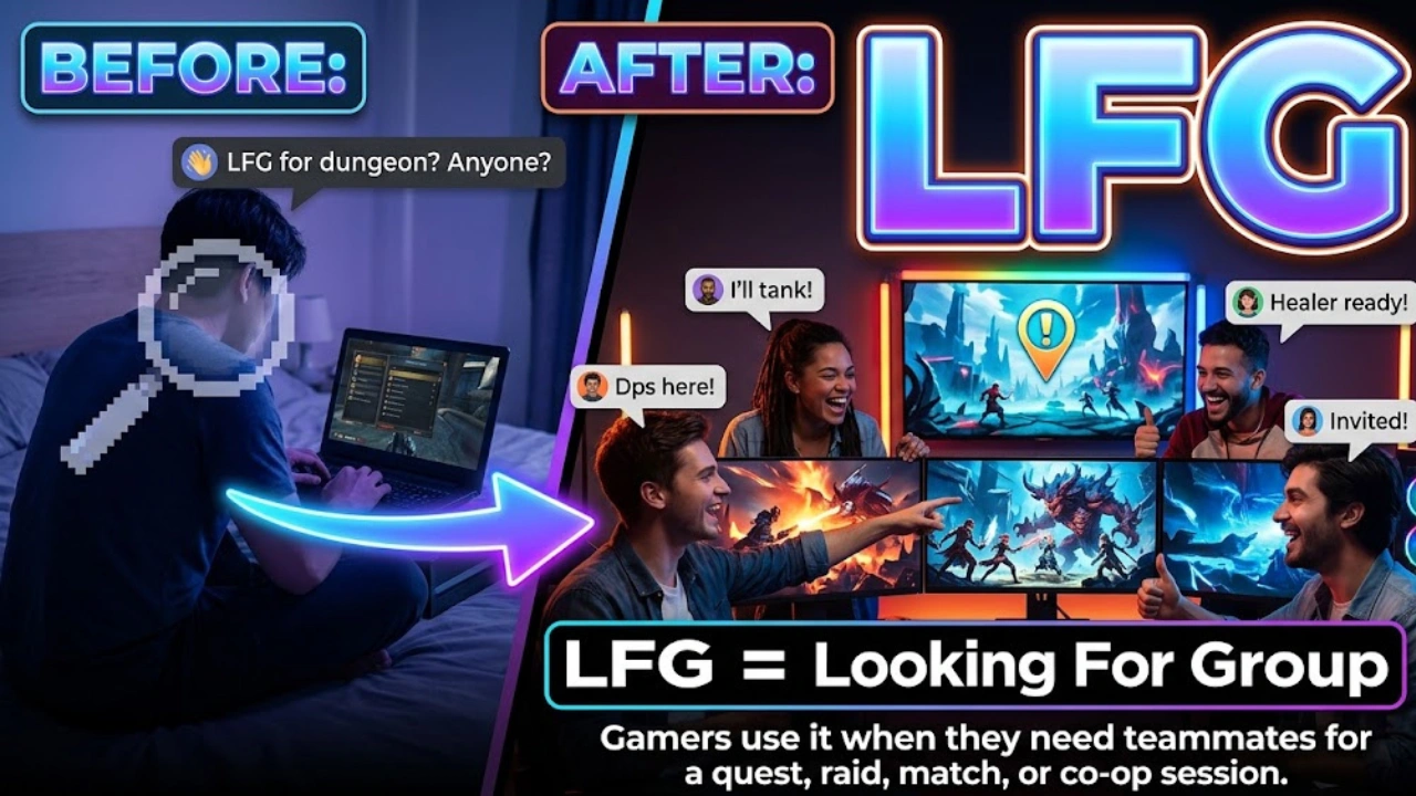 LFG Meaning in Gaming: What Does LFG Mean? Complete Guide, Examples & Uses