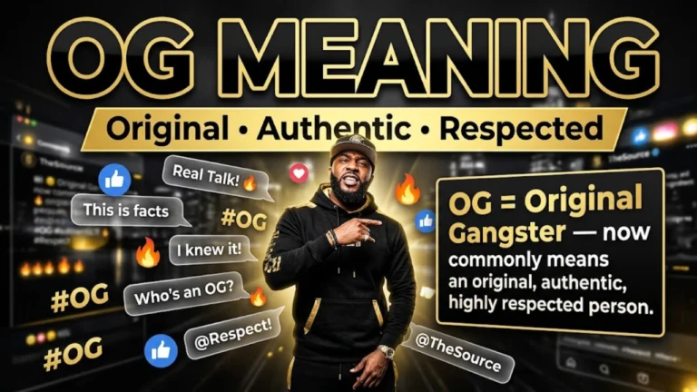 OG Meaning in Internet Slang: What Does "OG" Really Mean? [Explained]
