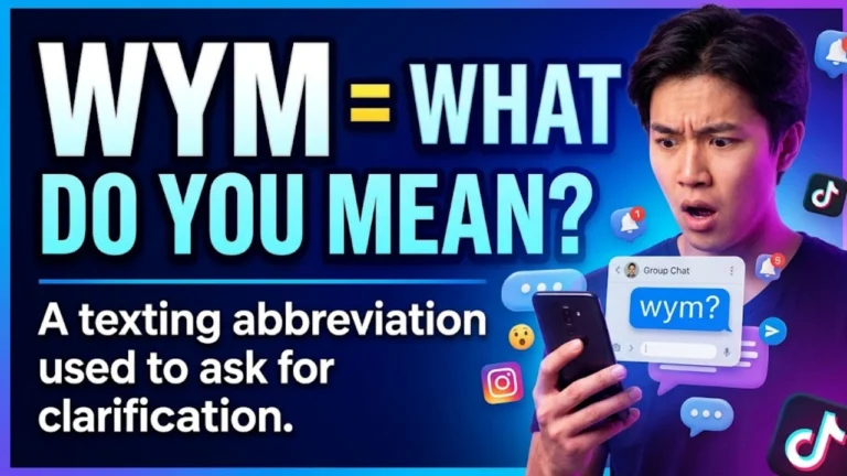 What Does WYM Mean in Text? Meaning, Uses & Examples