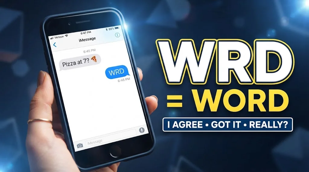 WRD Meaning in Text The Latest Meaning, Uses & Surprising Truth You Need to Know